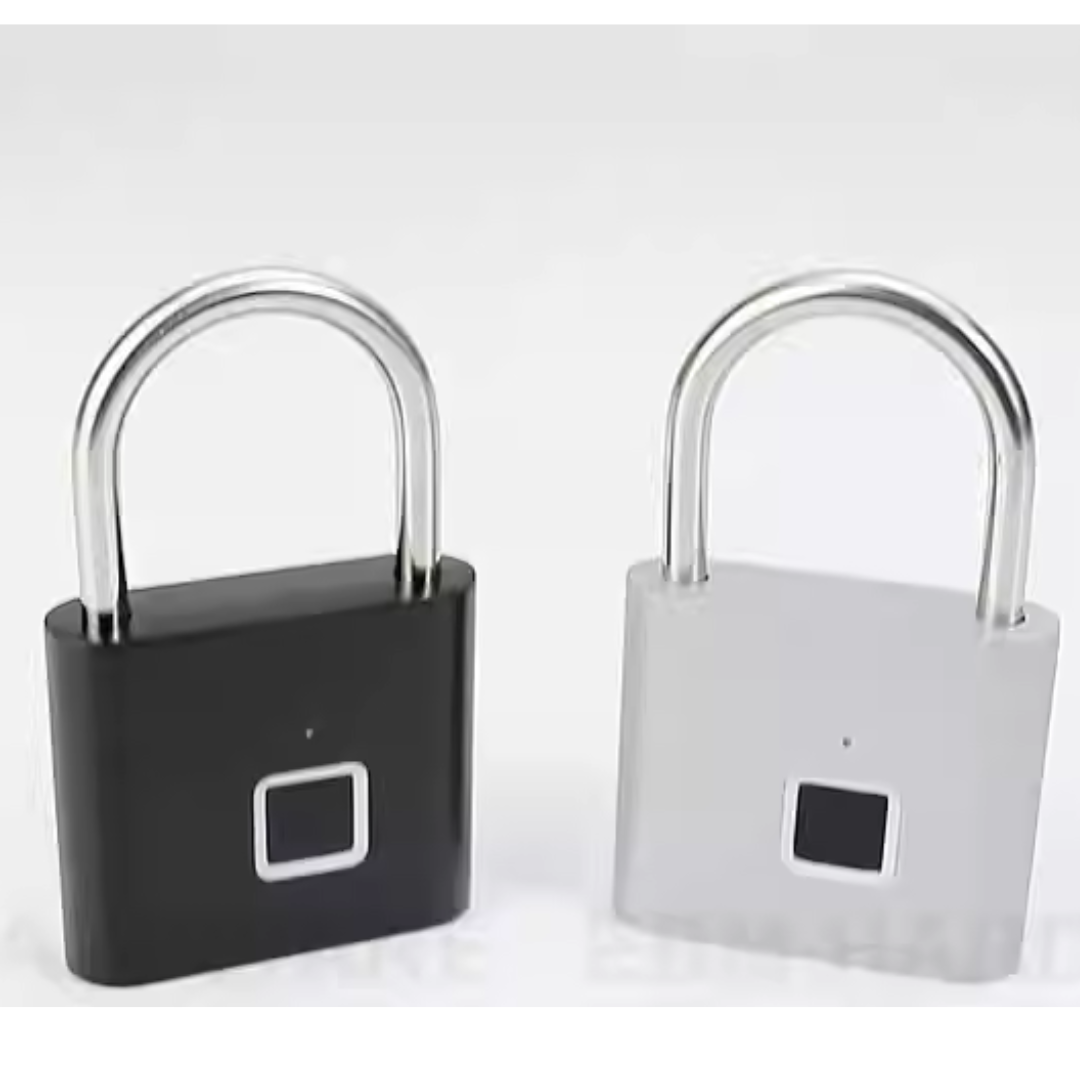 Smart Anti-Theft Fingerprint Padlock – Rechargeable, Keyless 🔐